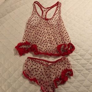 Victoria’s Secret Heart PJ Set